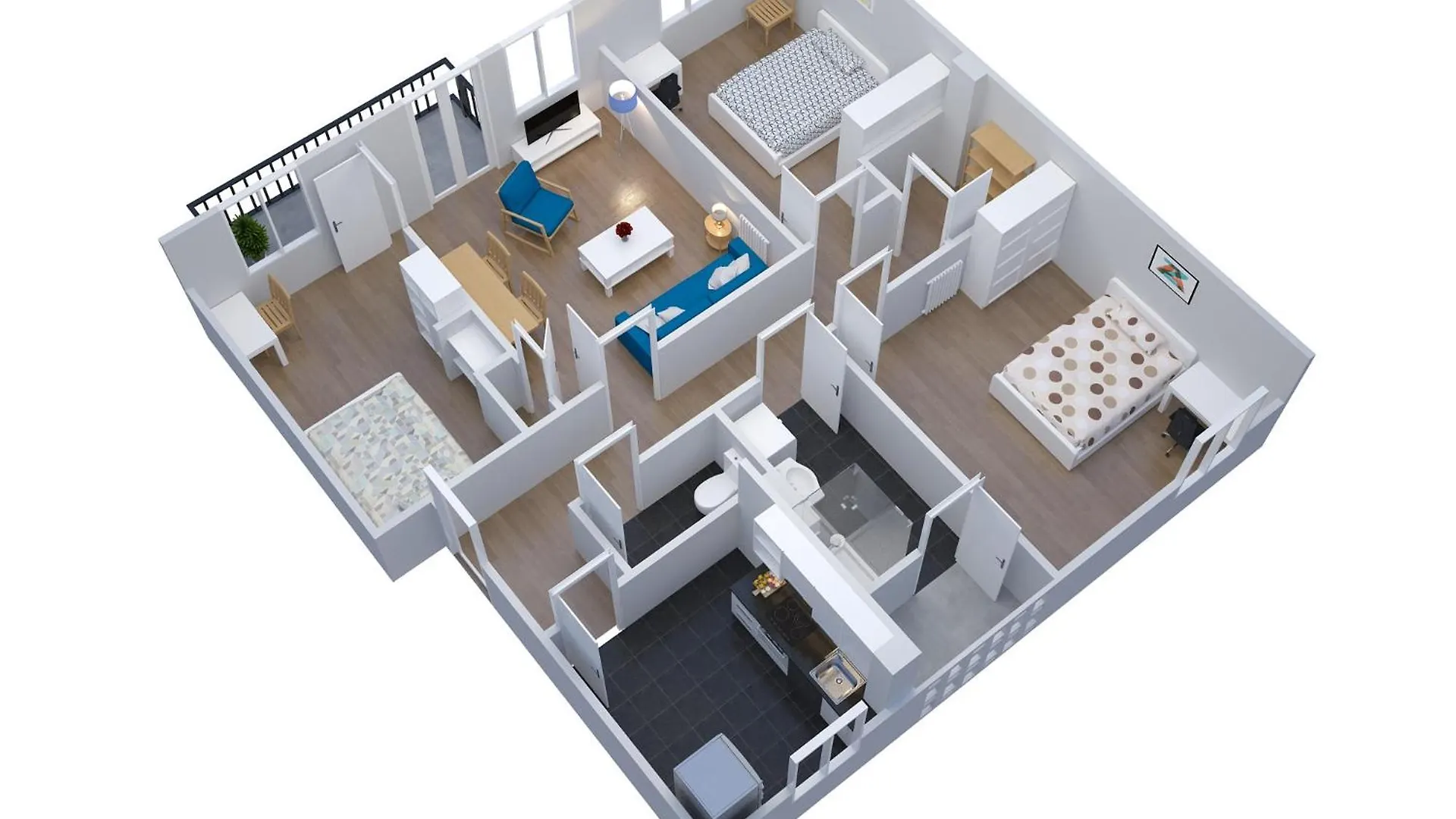 דירה לוריין Appartement 3 Chambres - Breizh Key